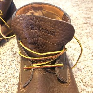 Men’s leather Timberland boots size 12